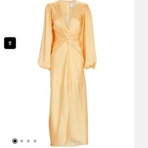 Significant Other Adorn Jacquard Satin Maxi Dress